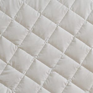 Frontgate Quilted Washable Down Blanket Cambric Cotton